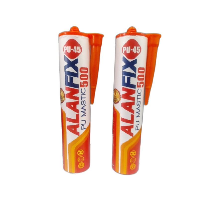 چسب پلی یورتان ماربل شیت و ترمووال آلان فیکس مدل alanfix pu 45 وزن 400 گرم بسته 2 عددی